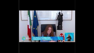 Intervista dell’Ambasciatrice d’Alessandro Rai 2 [upl. by Dasha238]