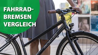 BOC FahrradbremsenTestBremsenVergleich Scheibenbremse vs Felgenbremse vs Rücktrittbremse [upl. by Salaidh]