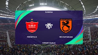 Persepolis vs Mes Rafsanjan 01062024 Persian Gulf Pro League PES 2021 [upl. by Brittani50]