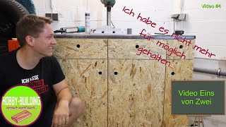 DIY Unterschrank für die Tischbohrmaschine 1 von 2 Bosch PBD40 HobbyBuilding [upl. by Lexerd80]