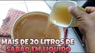 COMO FAZER SABÃO CASEIRO LIQUIDO DE ALCOOL [upl. by Varney878]