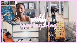 last week of the booktube games  unboxing  feb 25  mar 3 ♡ weekly reading vlog 013 [upl. by Locke]