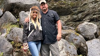 MENDENHALL Glacier hike Juneau AK KeithandPamTravelTrekkers [upl. by Arvo]