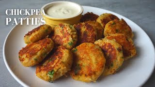 Chickpea Patties Recipe  The Best Chickpea Recipe Ever [upl. by Nylidnam170]