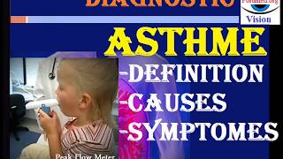 Asthme Diagnostic Symptomes Causes Facteurs aggravants de la crise [upl. by Ennagem]