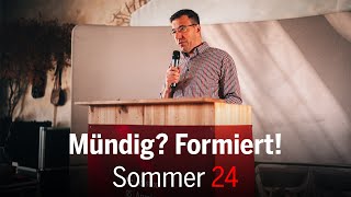 Studientage zum Thema »Menschenpark«  Dr Erik Lehnert spricht über »Formierung und Mündigkeit« [upl. by Annasus]