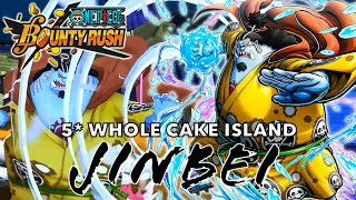 First Look  5 WHOLE CAKE ISLAND JINBEI SS League Gameplay  One Piece Bounty Rush [upl. by Jollenta917]