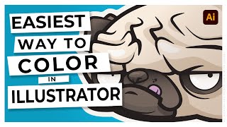 Adobe Illustrator Tutorial for Beginners How to Color [upl. by Cacia]