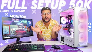 Full Setup Pc build Under 50000  Pc build under 50000  2023 🔥🔥Techno KASH [upl. by Craven232]