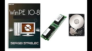 WinPE Sergei STRELEC For TEST RAM AND HARD DISK OR SSD  Restore [upl. by Haizek]