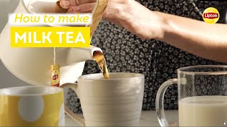 How to Make Milk Tea with Lipton [upl. by Jessie135]