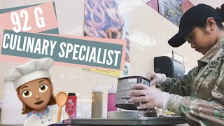 MY JOB IN THE ARMY  92G CULINARY SPECIALIST [upl. by Anirehc]