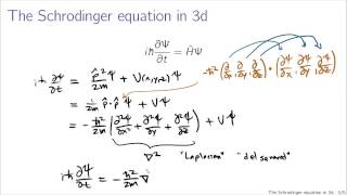 Schrodinger equation in 3d [upl. by Sillsby]