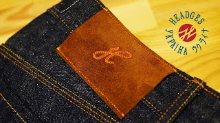 Bespoke Selvedge Denim Jeans  Headges f WRITERIPs Jeans [upl. by Einnel]