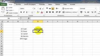 Excel 2010 Básico Crear tu primera planilla [upl. by Spearing411]