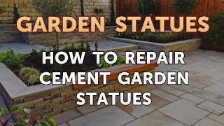 How to Repair Cement Garden Statues [upl. by Annayak]