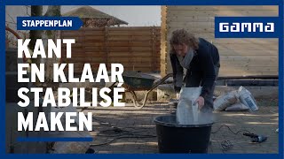 Kant en klaar stabilisé maken in 4 stappen  GAMMA België [upl. by Abigale]