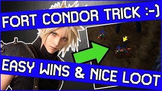 Dont miss this Fort Condor TRICK in Final Fantasy 7  Easy Battles amp Nice Rewards [upl. by Atikahc641]