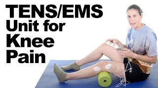 How to Use a TENS  EMS Unit for Knee Pain Relief  Ask Doctor Jo [upl. by Elcin]