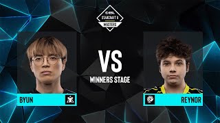 ByuN vs Reynor  ESL SC2 Masters Winter 2023 Finals  Winners Stage [upl. by Oilcareh]