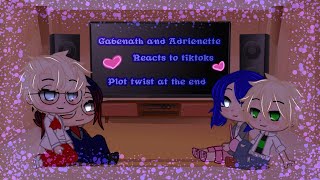 ✨ Gabenath and Adrienette reacts to tiktoks ✨ Plot twist 😏  Short Rainbow Parrot Gaming [upl. by Ailemrac]