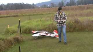 RC Sbach 342 72quot RCG 30cc Gas Engine  Test Flight [upl. by Yrtnahc]