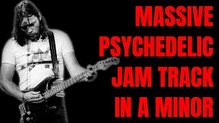 MASSIVE PSYCHEDELIC ROCK JAM IN Am  Guitar Backing Track 120 BPM [upl. by Dawson315]