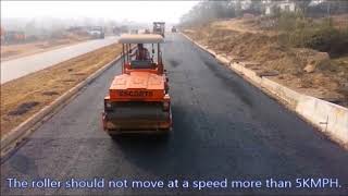 Asphalt laying process  HIGHWAY ENGINEERING [upl. by Crisey]