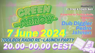 Toolbox Radio Relaunch party feat Green Arrow Live  The Stable 07062024 [upl. by Sy]