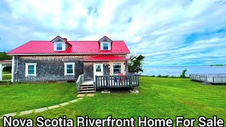 Nova Scotia Waterfront Cabins For Sale  Nova Scotia Riverfront Homes For Sale  C395k [upl. by Nel40]