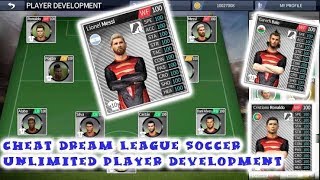 Dream league soccer  DLS 18 Mod unlimited upgrade player development [upl. by Lidah]