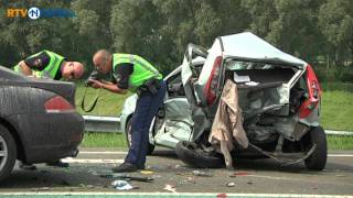 Ernstig ongeluk op N33 bij Appingedam [upl. by Bratton]