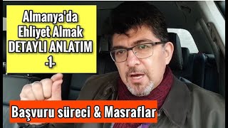 Almanyada Ehliyet Alma DETAYLI ANLATIM  1 Başvuru Masraflar Führerschein Fahrschule B ehliyet [upl. by Eatnoed]