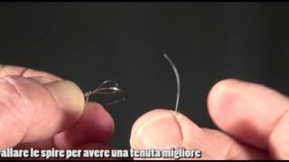 Tutorial  Serie di nodi per la pesca  Nodo di avvolgimento su filo doppiato [upl. by Sugden]