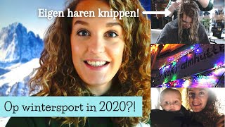 Onze eigen SKIHUT GEBOUWD Weekvlog haren knippen knijpertjes bakken en meer [upl. by Dearden]