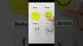 Draw Smiley Faces😊 art drawing shorts smiley face howtodraw easydraw [upl. by Namzed538]