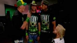 John CenaHornswoggle and DX Funny moment Raw 111309 [upl. by Halford459]