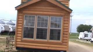 BRISTLECOMB LODGE LOG CABIN MODEL CBT393 SUPERLOFT TINY HOUSE PARK MODEL BUILD tinyhouse [upl. by Eniortna]