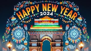 New year countdown celebration 2024 in India at mumbai gateway of India  happy New year 2024 [upl. by Drahcir]