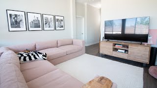 Furnished Apartment Tour  Modern Feminine  Home With Stephie [upl. by Airamahs]