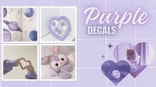 Roblox  Purple Aesthetic Decal Codes ♡  Bloxburg x Pizza Place x Berry Avenue x Royale High [upl. by Guenzi550]