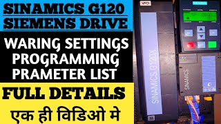 Master SINAMICS G120 VFD Programming in Hindi [upl. by Eenehs]