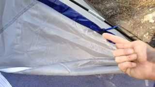 Tent Pole sleeve alternative Easy tent setup Fast tent system [upl. by Berna]