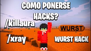 ⚠️¿Cómo Instalar HACKS En MINECRAFT Java 189  1194 ⚔️ Y Como USARLOS SUPER FACIL Wurst 🚀 [upl. by Lyda]