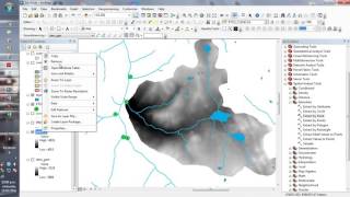 COTA MÁXIMA Y MINIMA DE CUENCA PARA HIDROGRAMAS caudal máximo ARCGIS 103 Embalse parte 3 [upl. by Enneira]