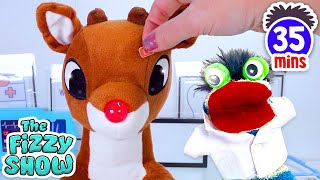 Fizzy amp Friends Make Christmas Squishies An Advent Calendar amp Visit The Pet Vet  Fun Compilation [upl. by Nyleimaj]