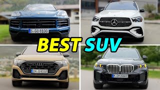 BMW X5 vs Mercedes GLE vs Audi Q8 vs Porsche Cayenne vs BMW X6 vs VW Touareg vs Volvo XC90 vs Q7 [upl. by Barabas]