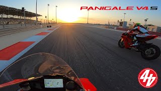 2020 Ducati Panigale V4S  Onboard at Bahrain International Circuit [upl. by Adnarahs776]