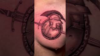 Spartan tattoo tattooartist tattooink art tattooist [upl. by Bartolome]