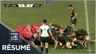 PRO D2  Résumé Stade AurillacoisBiarritz Olympique PB 3812  J30  20222023 [upl. by Nesilla]